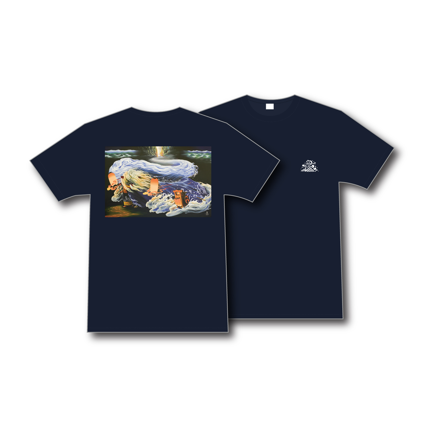 黒獅子Tシャツ　タカハシケンスケ氏ライブペイント作品